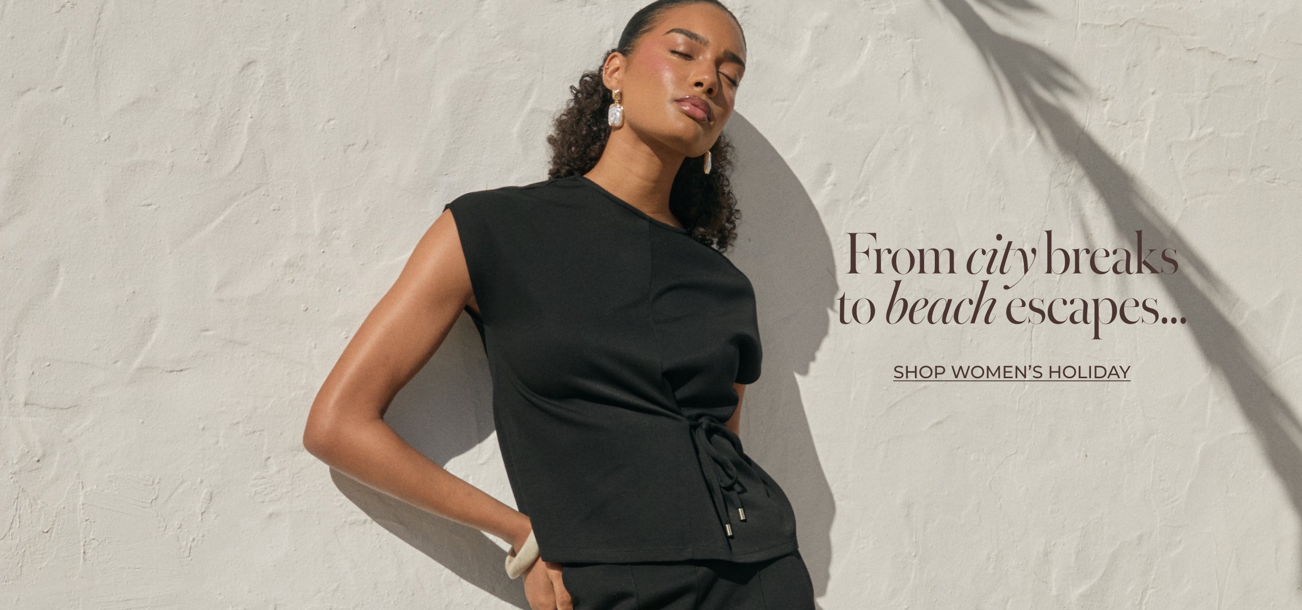 Womenswear Holiday Shop Hero Banner (Desktop)