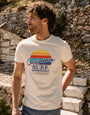 Ecru California Surf Print T-Shirt