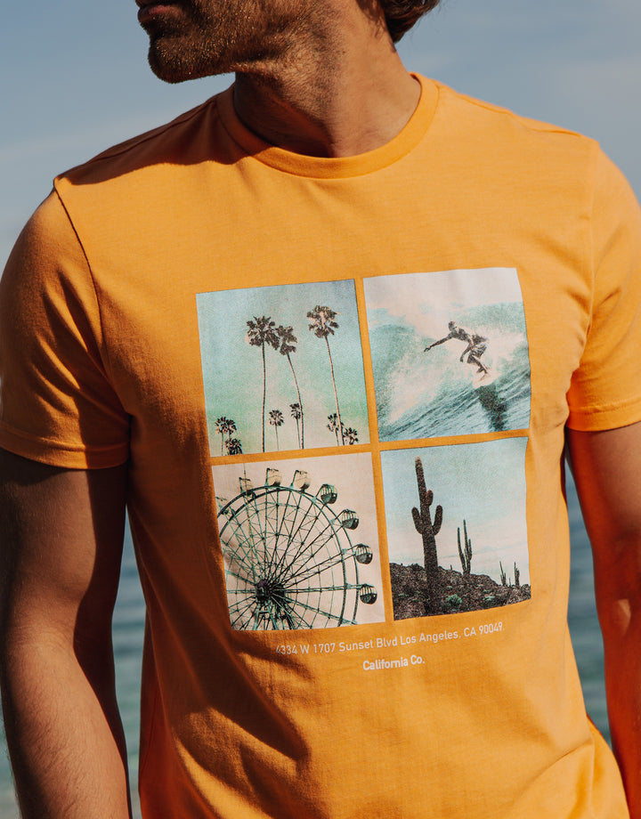 Papaya Los Angeles Print T-Shirt