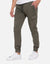 Khaki Green Slim Fit Cargo Trousers