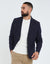 Threadbare Luxe Men's Navy Linen Blend Blazer