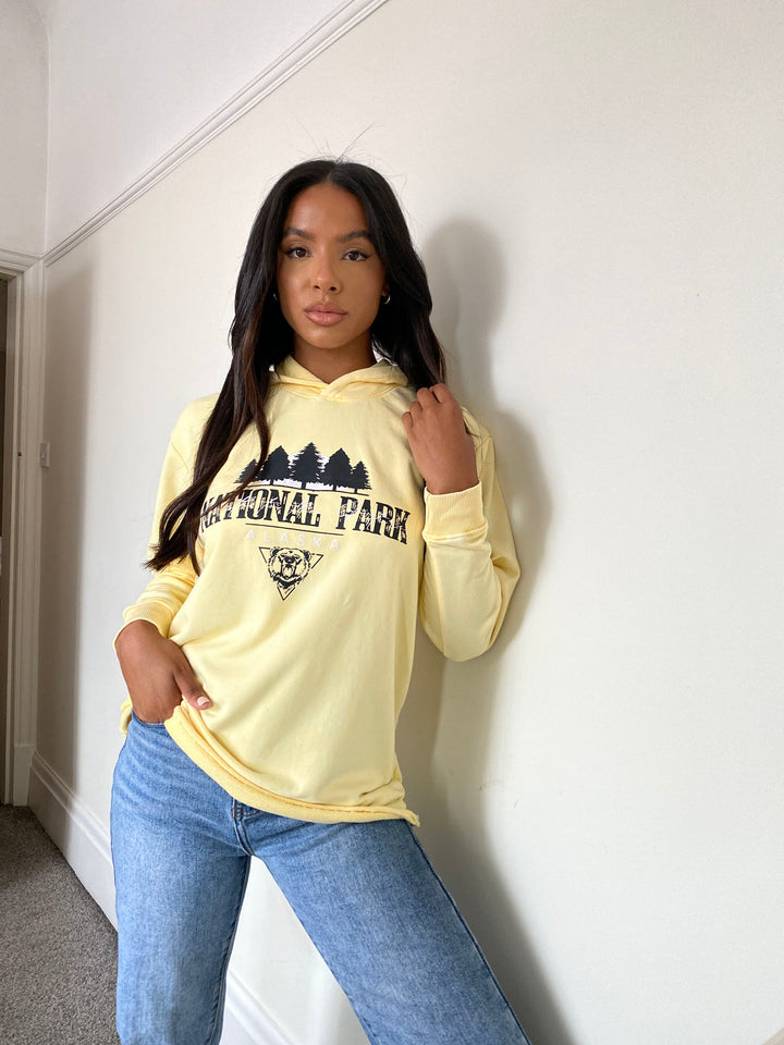 Golden Haze Oversized Hoodie