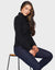 Black Roll Neck Jumper