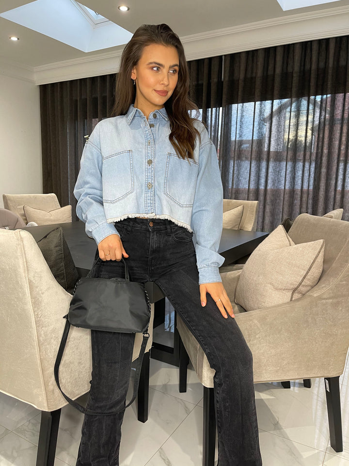 Light Blue Denim Shacket