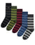 Colour Mix Striped Socks (5 Pack)