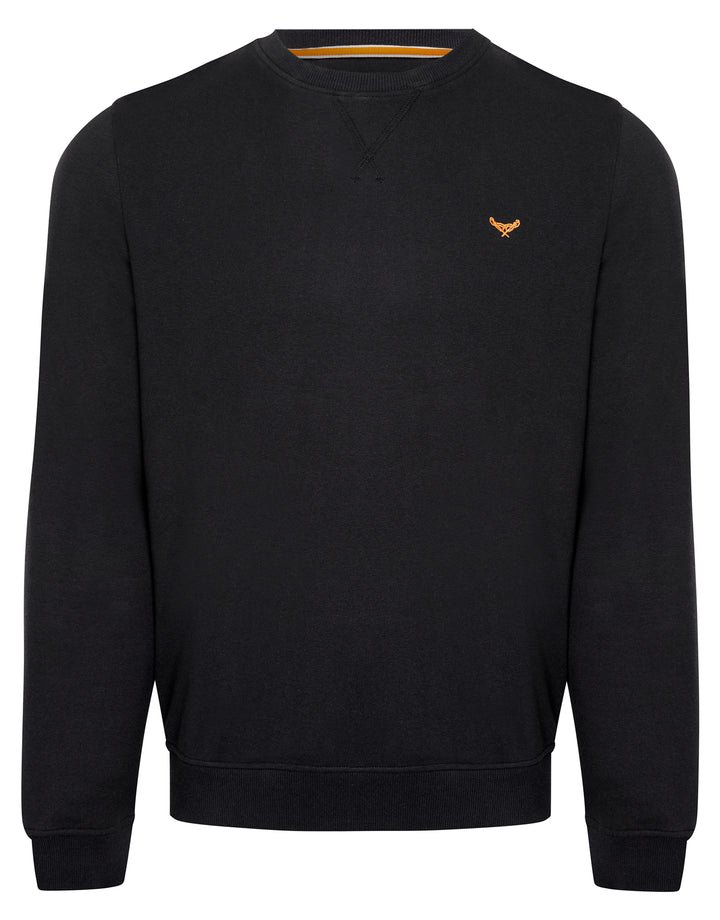 Black Crew Neck Sweatshirt