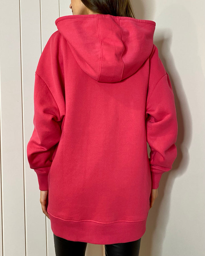 Pink Oversized Hoodie