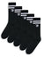 Black Fitness Socks (5 Pack)