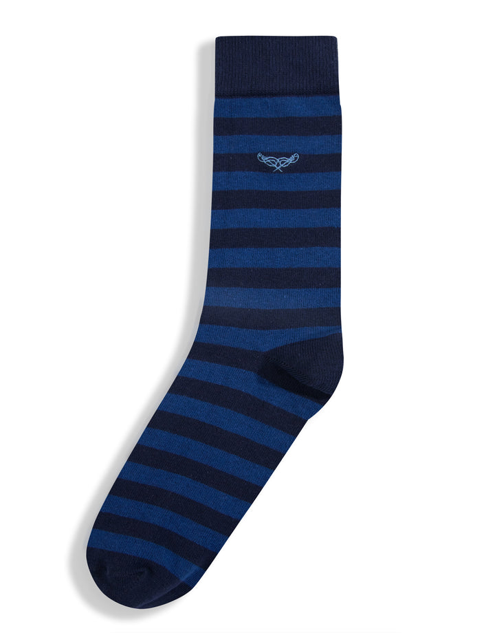 Blue Mix Patterned Socks (5 Pack)