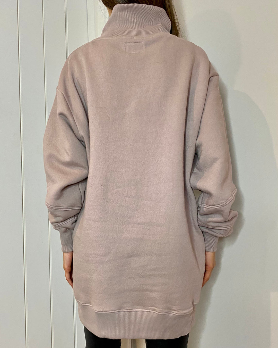 Brown Oversized Sweat Dress