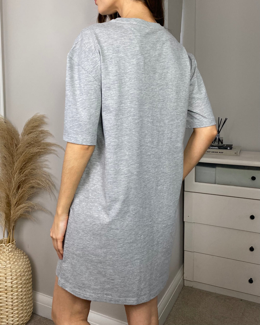 Grey T-Shirt Dress
