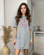 Grey T-Shirt Dress