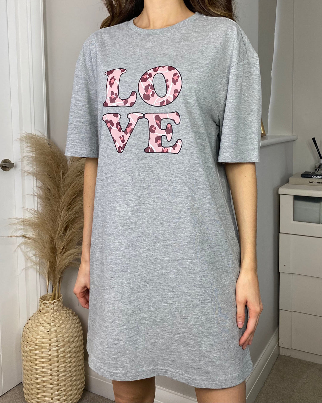 Grey T-Shirt Dress