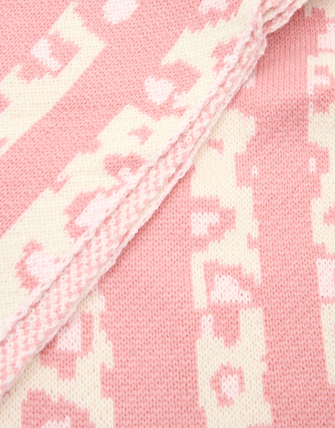 Pink Leopard Print Blanket Scarf