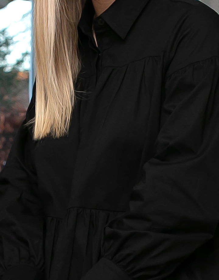 Black Shirt Dress