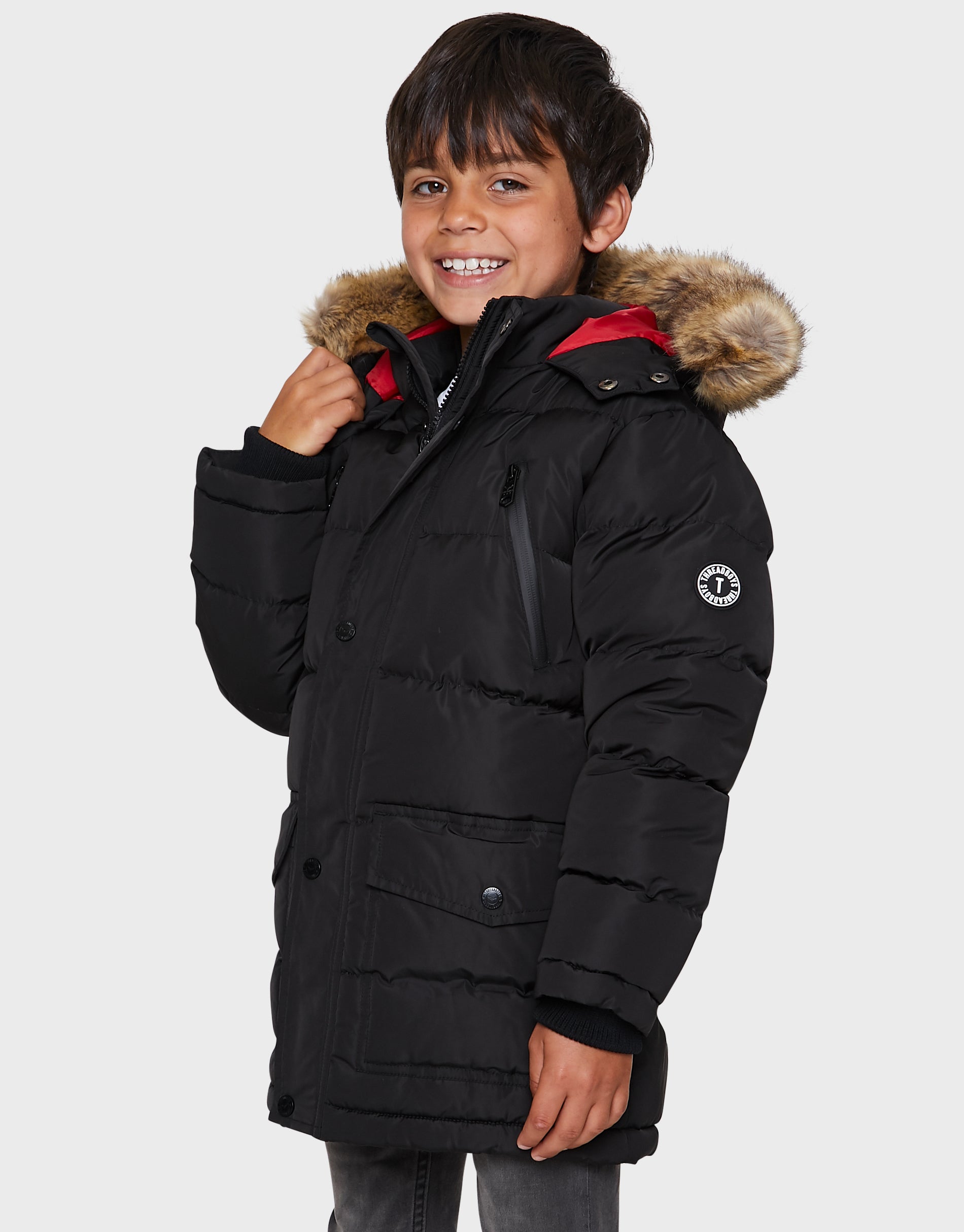 Boys black hot sale winter coat