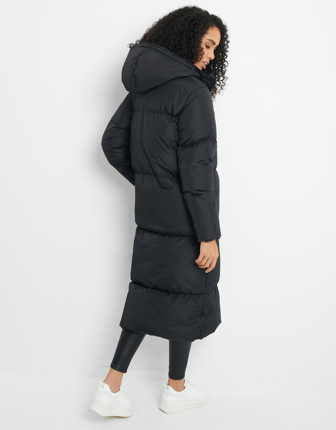Black Maxi Puffer Jacket