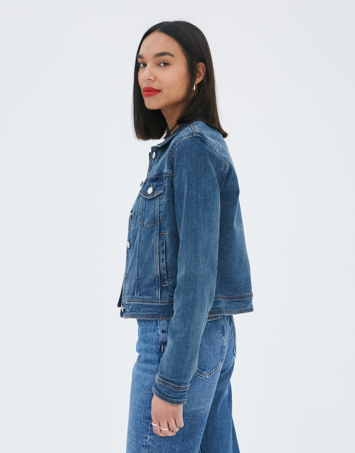 Mid Blue Wash Denim Jacket