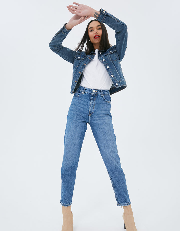 Mid Blue Wash Denim Jacket