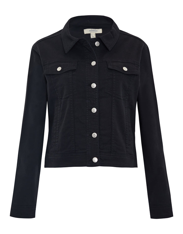 Black Wash Denim Jacket