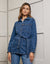 Mid Blue Longline Denim Shacket