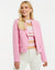 Pink Cropped Blazer