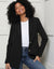 Black Single Breasted Relaxed Fit Blazer