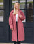 Pink Longline Teddy Coat