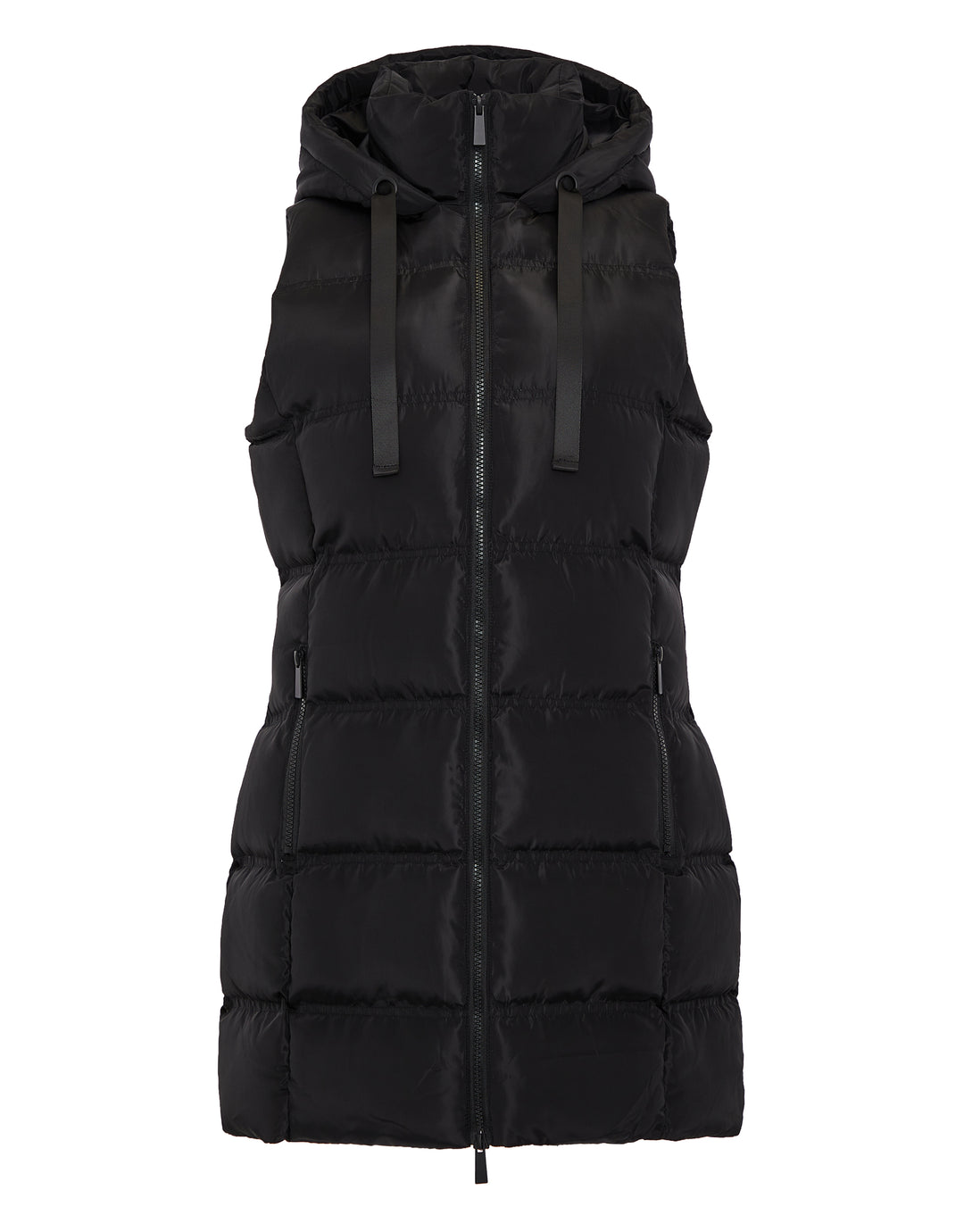Black Sporty Padded Gilet