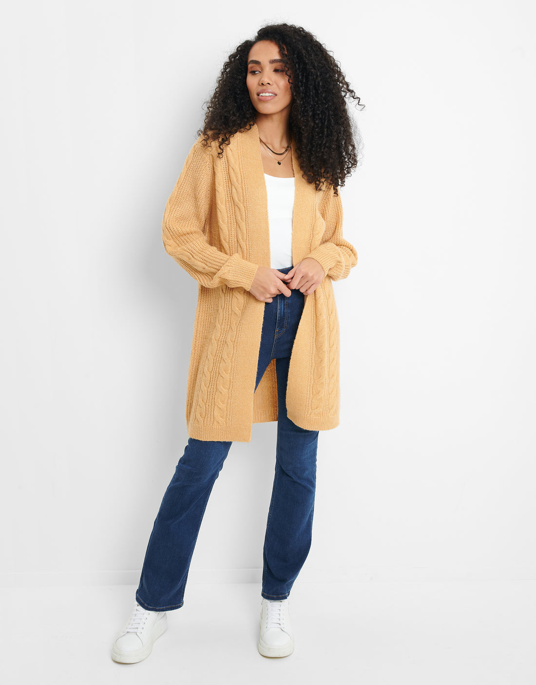 Tan coloured clearance cardigan