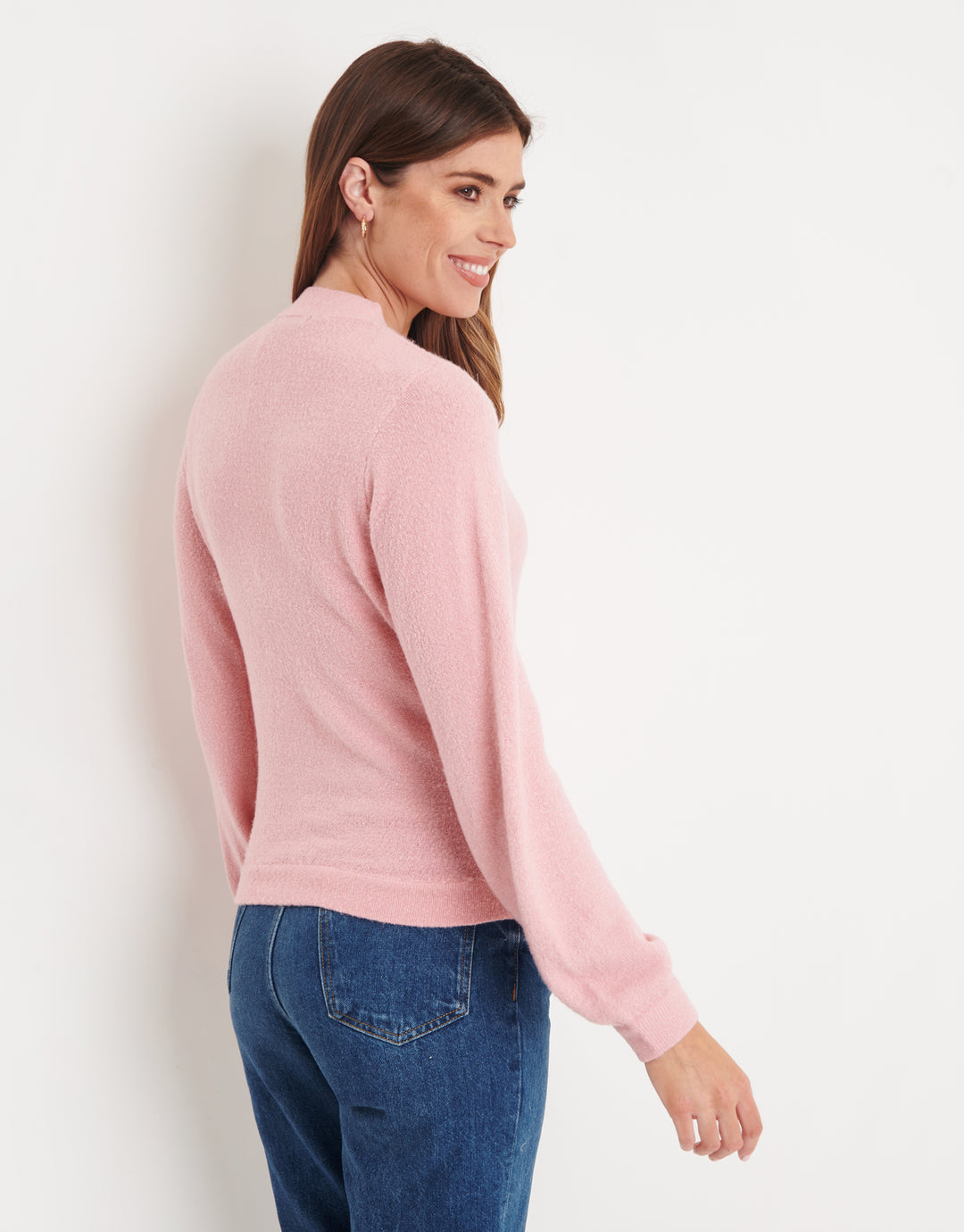 Pink Wrap Cardigan
