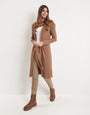 Brown Longline Cardigan