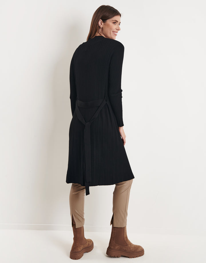 Black Longline Cardigan