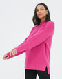 Pink Cosy High Neck Jumper