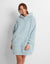 Blue Lounge Hoodie Dress