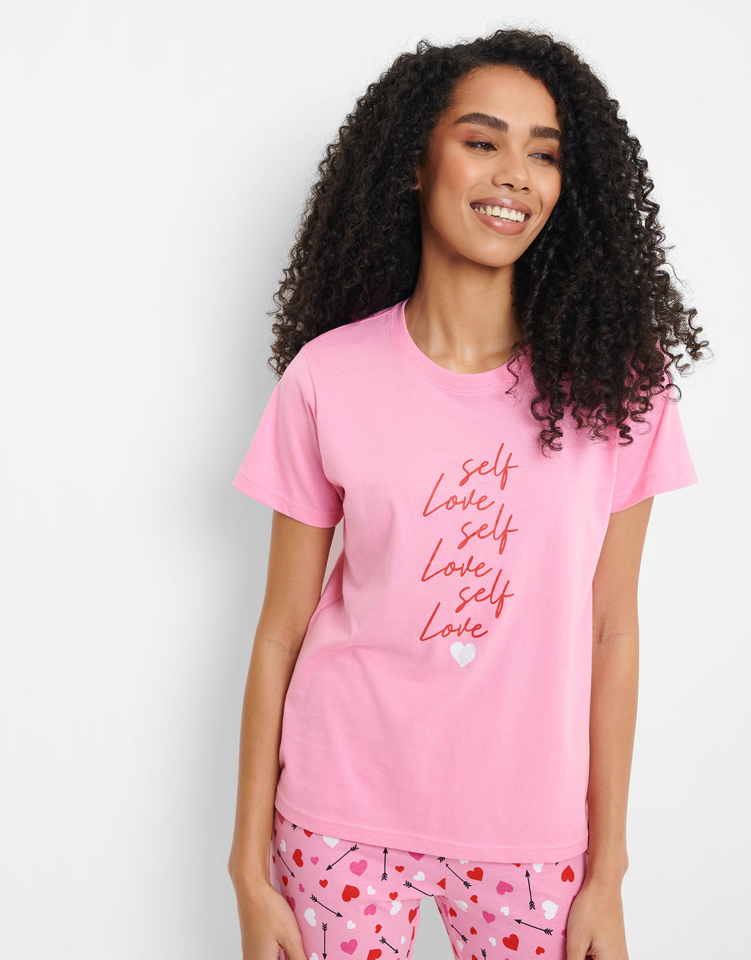 Pink Love Pyjamas (2-Piece Set)