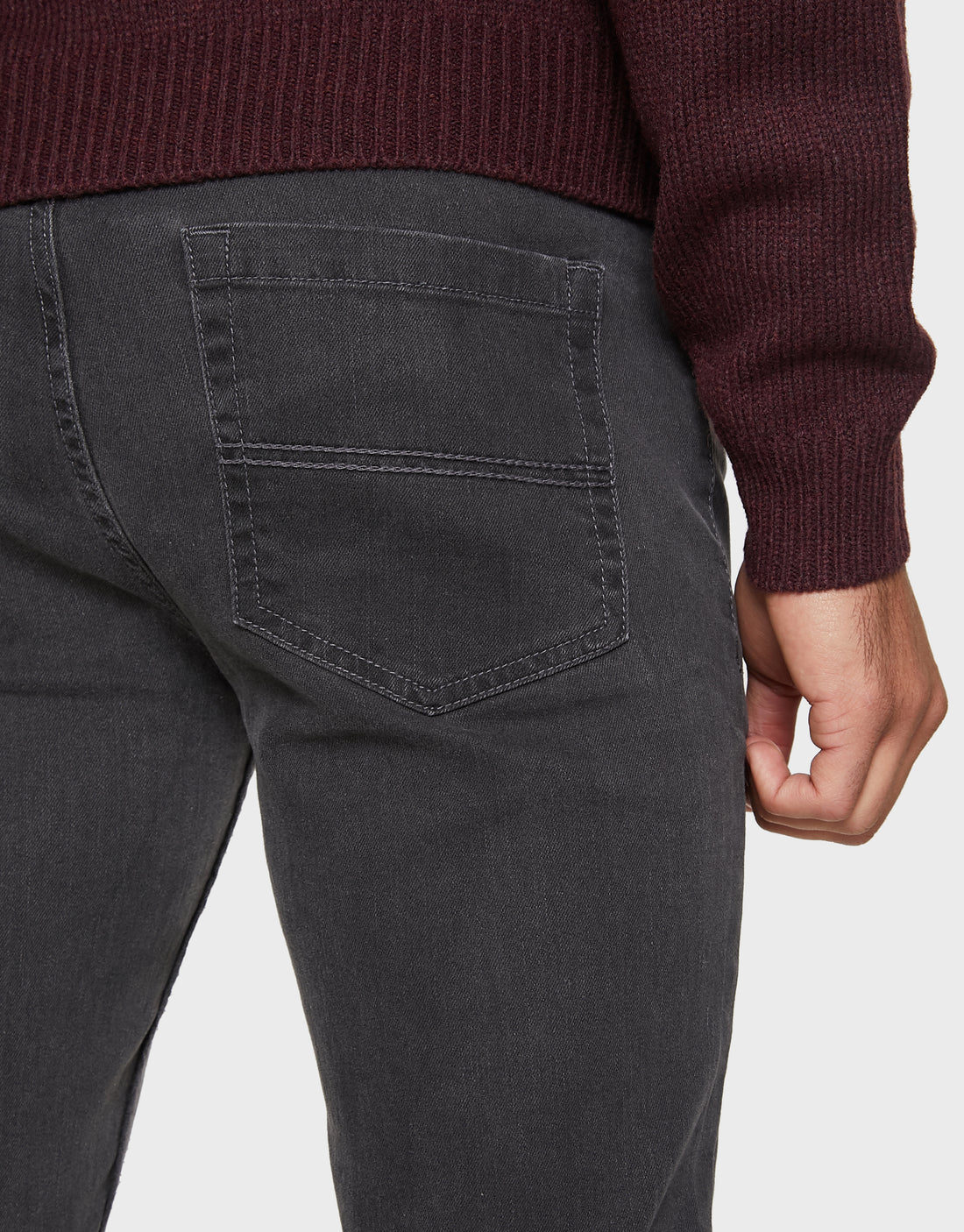 Men's Grey Super Skinny Jeans – Threadbare
