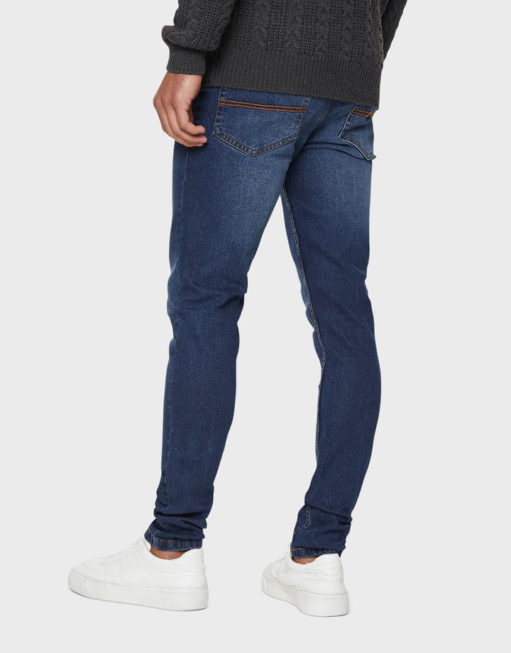 Mid Blue Super Skinny Jeans