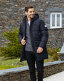 Black Longline Padded Jacket