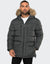 Charcoal Grey Parka Puffer Jacket