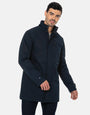 Navy Funnel Neck Lightweight Mac