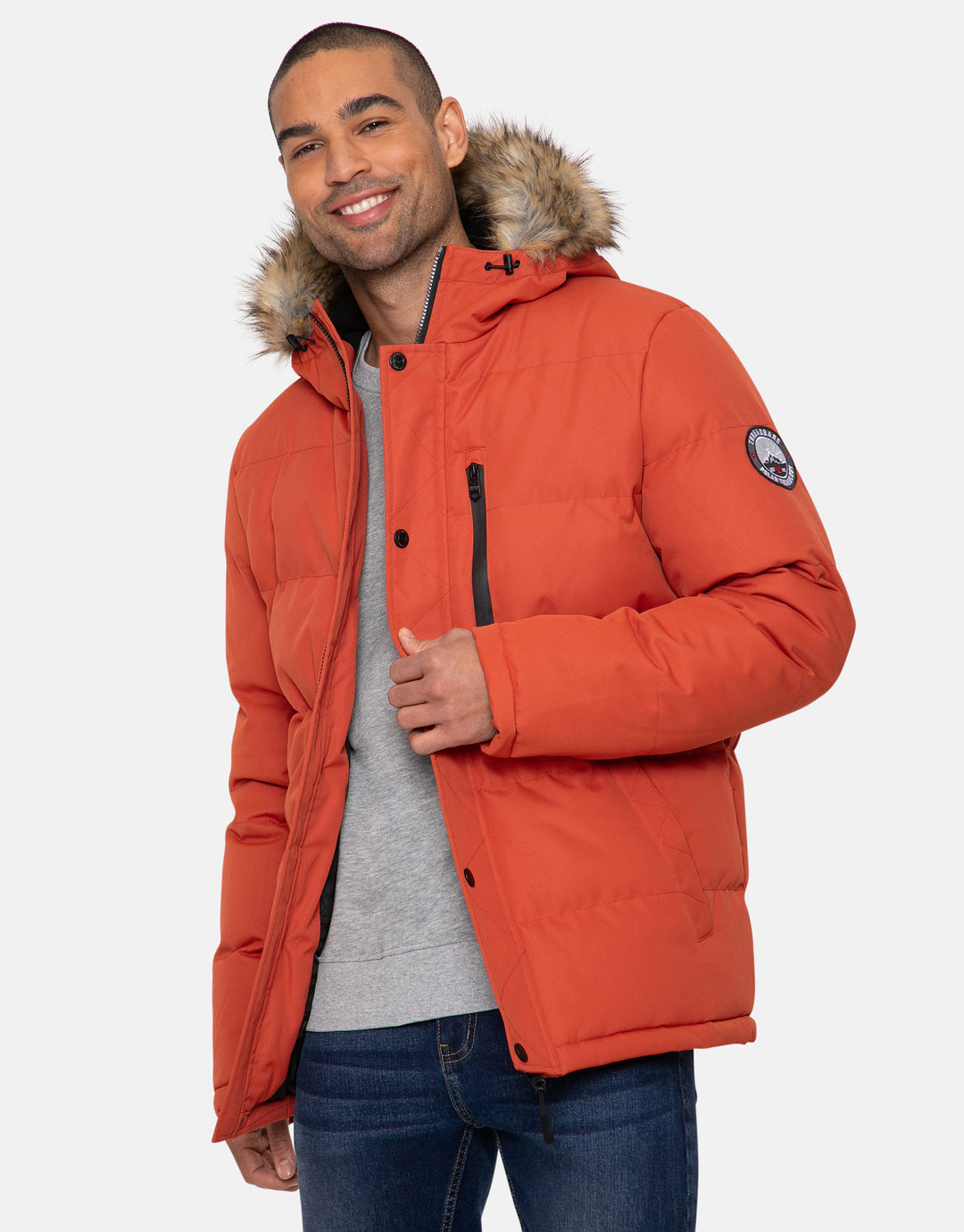 Rust Orange Parka Jacket