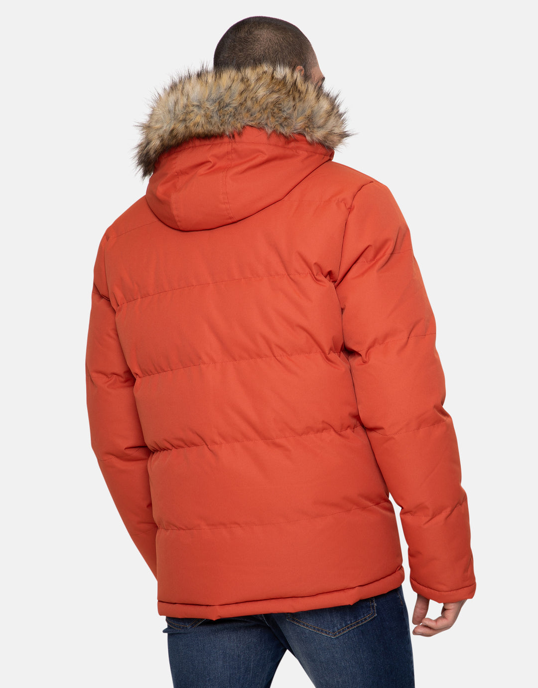 Rust Orange Parka Jacket
