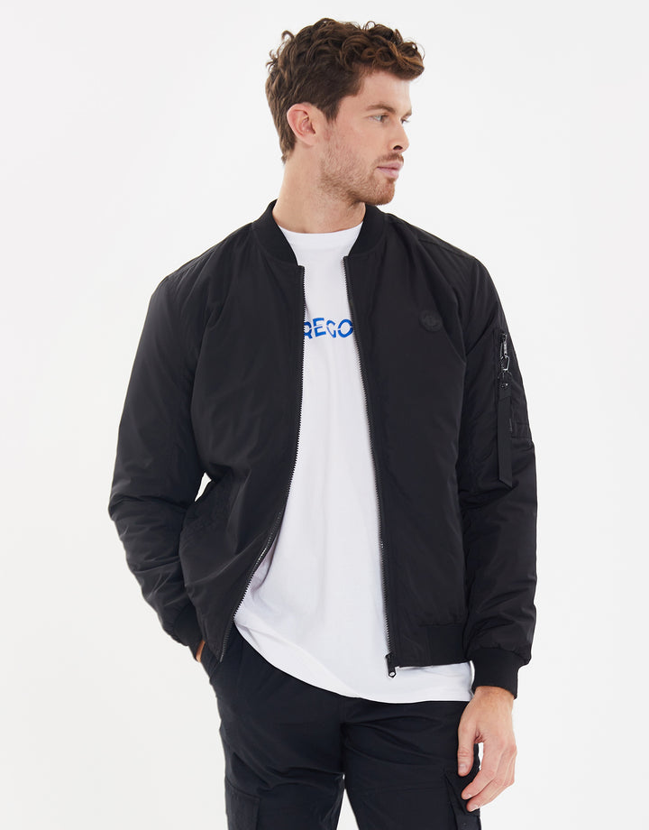 Black Bomber Jacket