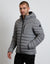 Grey Hooded Puffer Jacket