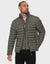 Khaki Green Mock Layer Puffer Jacket