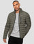 Khaki Green Lightweight Puffer Jacket
