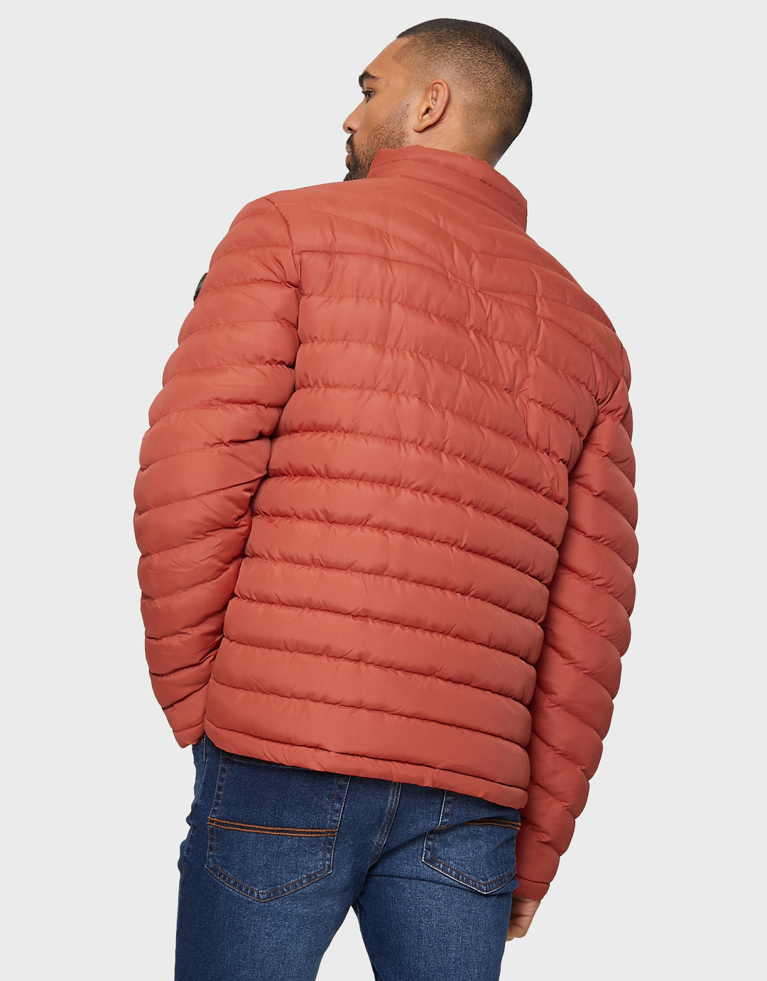 Rust OrangeLightweight Puffer Jacket