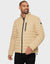 Tan Brown Lightweight Puffer Jacket