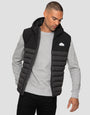 Black Hooded Gilet